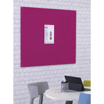 *1800 x 1200mm, Unframed, ACCENTS FLAMESHIELD NOTICEBOARDS, Plum