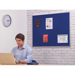 SMARTSHIELD FLAMESHIELD NOTICEBOARDS, Aluminium Framed, 1500 x 1200mm, Aluminium Frame, Grey