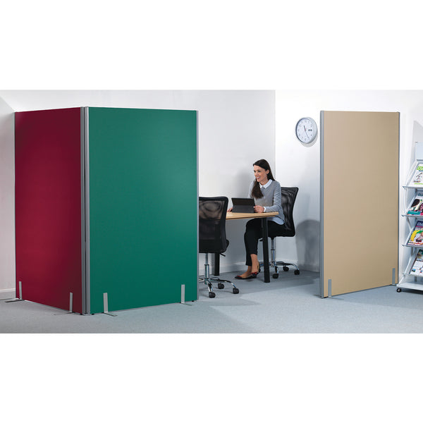 SPACE DIVIDERS, 1600 x 1500mm height, Maroon