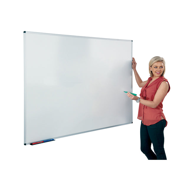WRITE-ON MAGNETIC WHITEBOARD, 1800 x 1200mm height