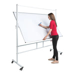 WriteAngle REVOLVING WHITEBOARDS, Magnetic Coated Steel Surface, 1200 x 1200mm
