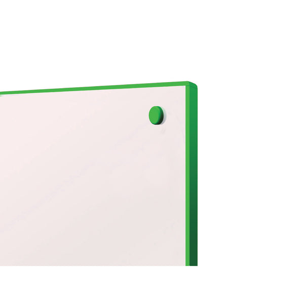 2400 x 1200mm, COLOUR EDGED WHITEBOARDS, Green