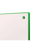 1500 x 1200mm, COLOUR EDGED WHITEBOARDS, Green