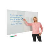 MAGNETIC GLASS WHITEBOARDS, 500 x 500mm height