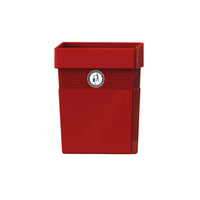 LITTER BINS, OPEN REGENT, Red, Each