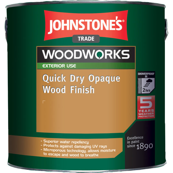 EXTERIOR WOOD PRESERVER, Quick Dry Opaque Wood Finish, Ebony, 2.5 litres