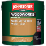 EXTERIOR WOOD PRESERVER, Quick Dry Opaque Wood Finish, White, 2.5 litres