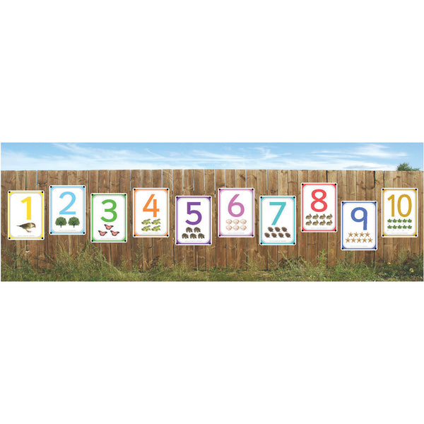 OUTDOOR LEARNING, PHOTO SETS, Individual Numbers 1-10, 297 x 210mm (A4), Set of 10