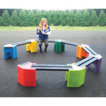 BENCHES, LEARNING CURVE, Seats 12+ Children, Multicoloured, Each