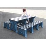 TABLE AND BENCH SETS, PREMIER TABLE & BENCH SET, Sapphire, Per Set
