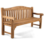 LEISURE BENCH, TEAK FURNITURE, Oxford Bench, 3 Seater, Length 1500mm, Each