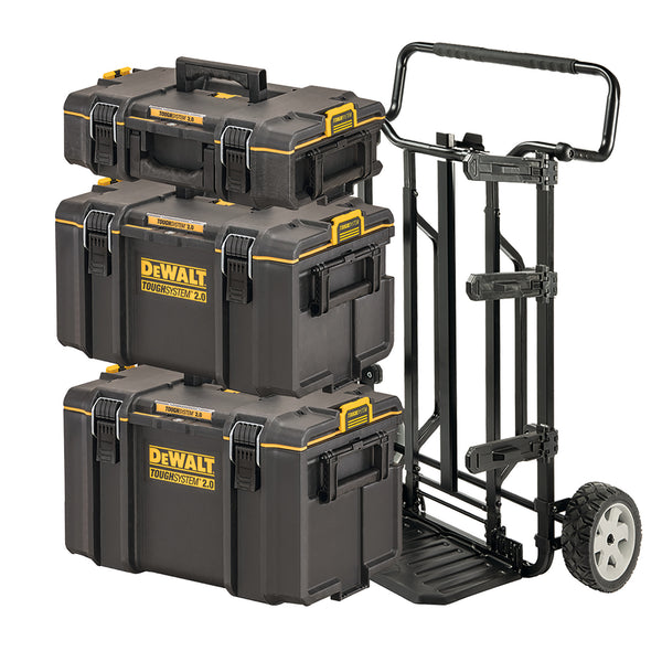 POWER TOOLS, 4-IN-1 TOUGH SYSTEM 2.0 STACKABLE TOOL BOX CARRY CASE BUNDLE, 165 x 371 x 554mm, Each