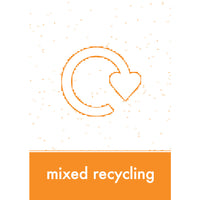HIGH QUALITY GLOSS LABELS, Mixed Recycling, Each