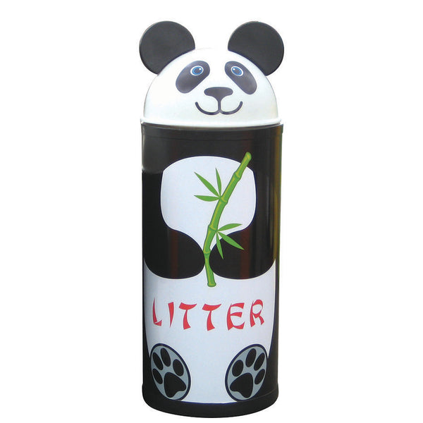 ANIMAL LITTER BINS, Panda, Each