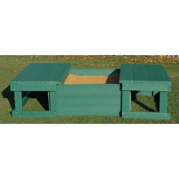 MARMAX RECYCLED PLASTIC PRODUCTS, Sandpit, Black, Each