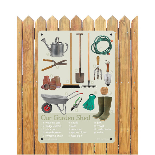 OUTDOOR BOARDS, Our Garden Shed, Each