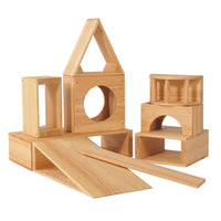 CONSTRUCTION, HOLLOW BLOCKS, Age 3+, Set of, 14 pieces