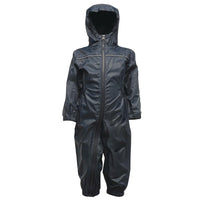 CHILD'S WATERPROOF RAINSUIT, Navy, 3-4 years, Each