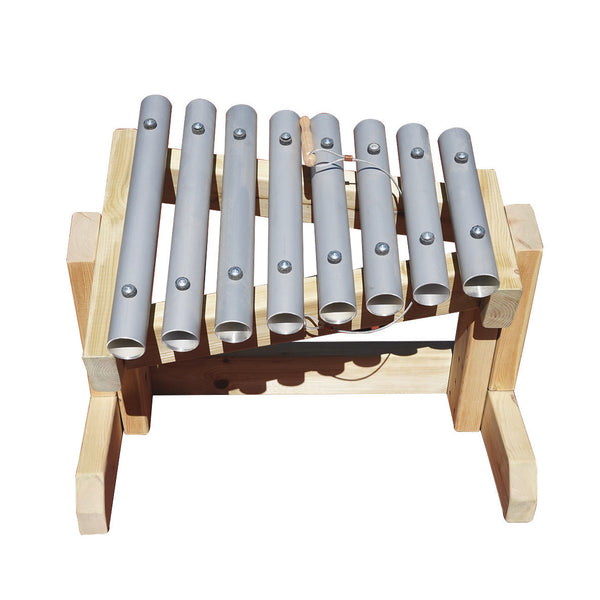 OUTDOOR LEARNING, Chimes, MUSIC TABLES, 400mm height, Set