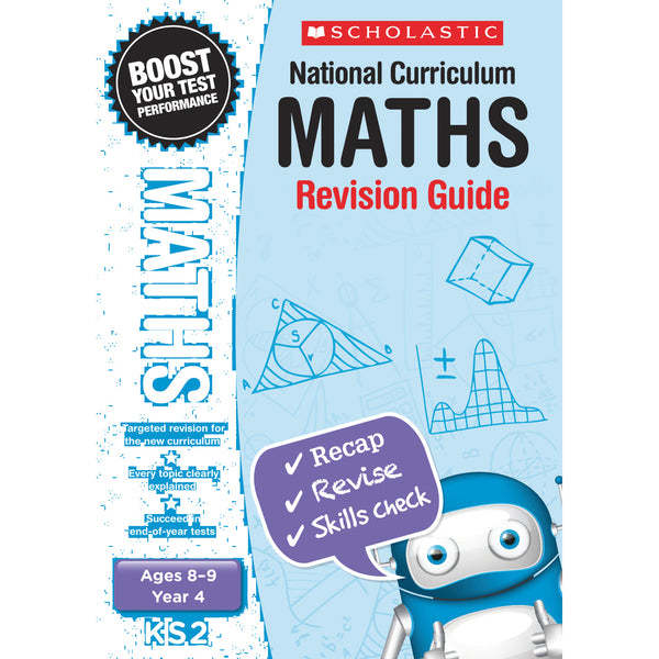 MATHS REVISION GUIDES, Year 4, Pack of, 6