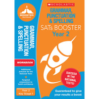 NATIONAL CURRICULUM SATS BOOSTER CLASSROOM PROGRAMME, Grammar, Punctuation & Spelling Workbook, Year 6, Pack of, 10