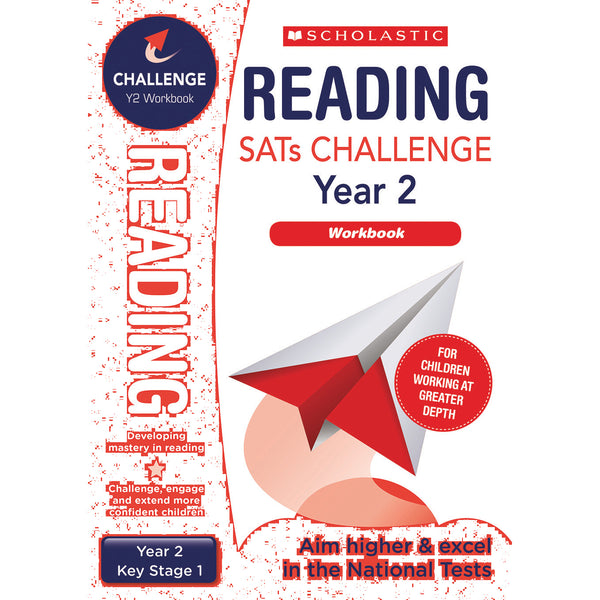 SATS READING CHALLENGE CLASSROOM PROGRAMME, Reading Workbook, Year 2, Pack of, 10