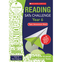 SATS READING CHALLENGE CLASSROOM PROGRAMME, Reading Topic Assessment Books, Year 6, Pack of, 10