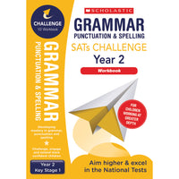SATS READING CHALLENGE CLASSROOM PROGRAMME, Grammar, Punctuation & Spelling Workbook, Year 2, Pack of, 10