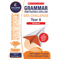 SATS READING CHALLENGE CLASSROOM PROGRAMME, Grammar, Punctuation & Spelling Workbook, Year 6, Pack of, 10