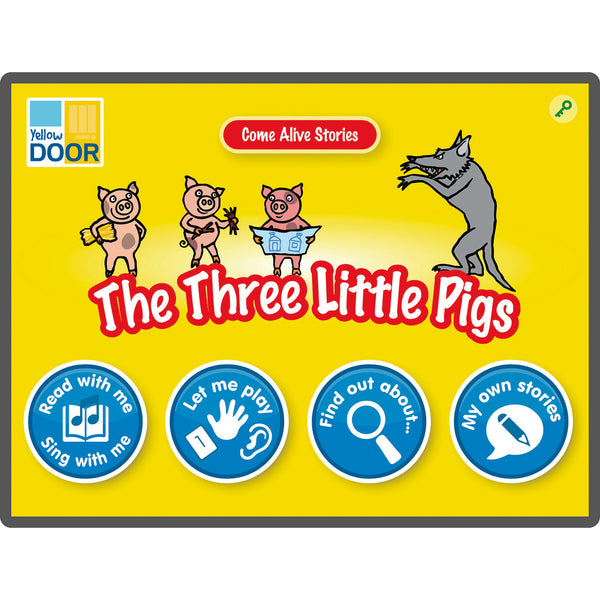 The Three Little Pigs, TRADITIONAL TALES APPS, 1 device licence, Each