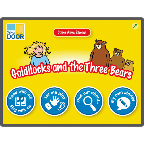 Goldilocks and the Three Bears, TRADITIONAL TALES APPS, 1 device licence, Each