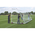 STEEL PORTABLE GOALS PACKAGES, Goals, 11 v 11, 24' x 8', Pair