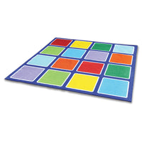 KIT FOR KIDS, RAINBOW PLACEMENT CARPETS, SQUARES, 2000 x 2000mm, Each