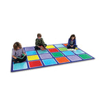 KIT FOR KIDS, RAINBOW; PLACEMENT CARPETS, SQUARES RECTANGULAR, 3000 x 2000mm, Each