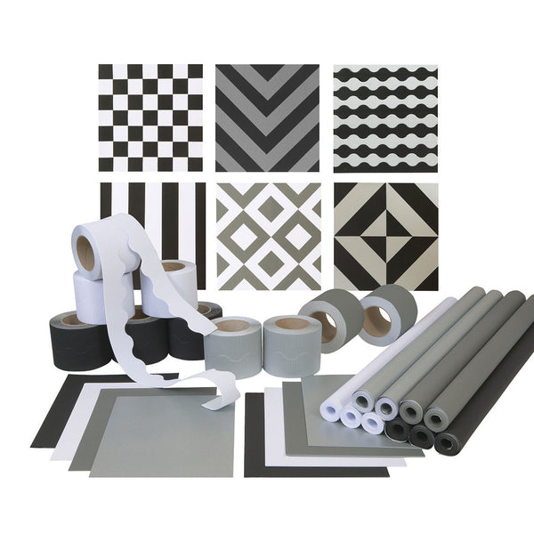 DISPLAY PACKS, Monochrome, Pack of 100 sheets + 20 rolls