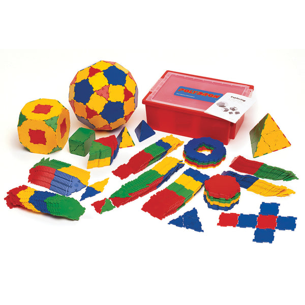 POLYDRON, Primary Maths Set, Pack of, 414 pieces