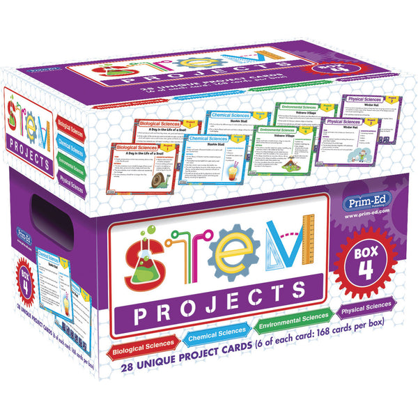 STEM PROJECTS CARDS, Year 4, Box