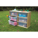 Storage with 6 Clear Trays, DURAPLAY OUTDOOR RANGE, Each