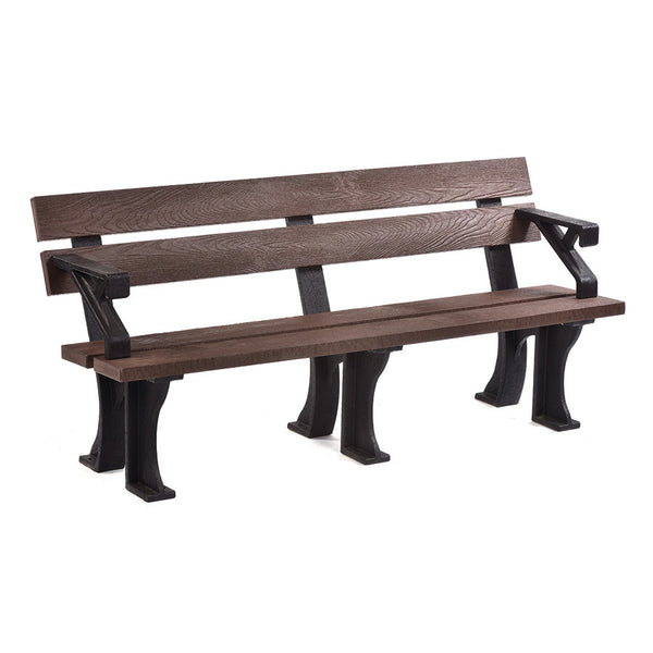 Recycled Plastic Bench - With Arms each