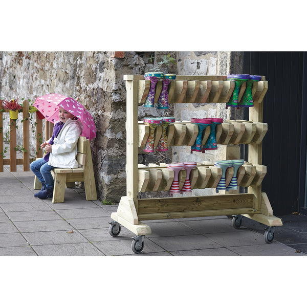DOUBLE-SIDED WELLY STORAGE, Each