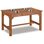 Outdoor Rectangular Mud Mix Table with 4 Bowls Each