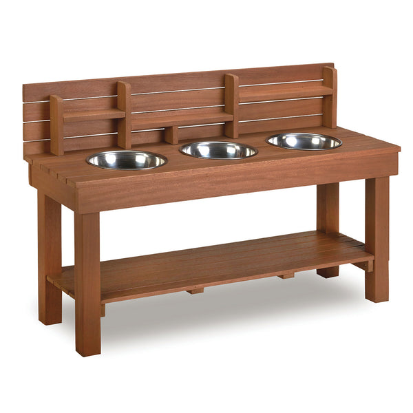 Outdoor Learning Kitchen with 3 Bowls Each