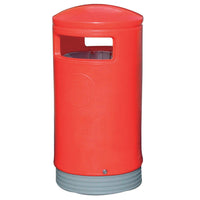 PLASTIC KESTREL BIN, Red, Each