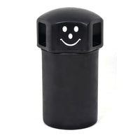 PLASTIC SPACEBIN, Black, Each