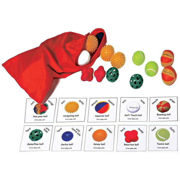 TACTILE BALL PACKS, FIRST PLAY, Set of 20