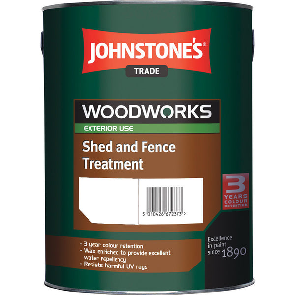 EXTERIOR WOOD PRESERVER, Shed and Fence Treatment, Ebony, 5 litres