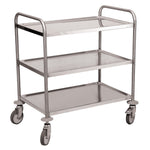TROLLEYS, Round Tubular, Clearing, Optional Braked Castors, 860 x 535 x 930mm (lxwxh), Set of 2