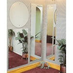 GLASS WALL MIRROR WITH SAFETY FILM BACKING, 1000 x 500mm Rectangular, Each
