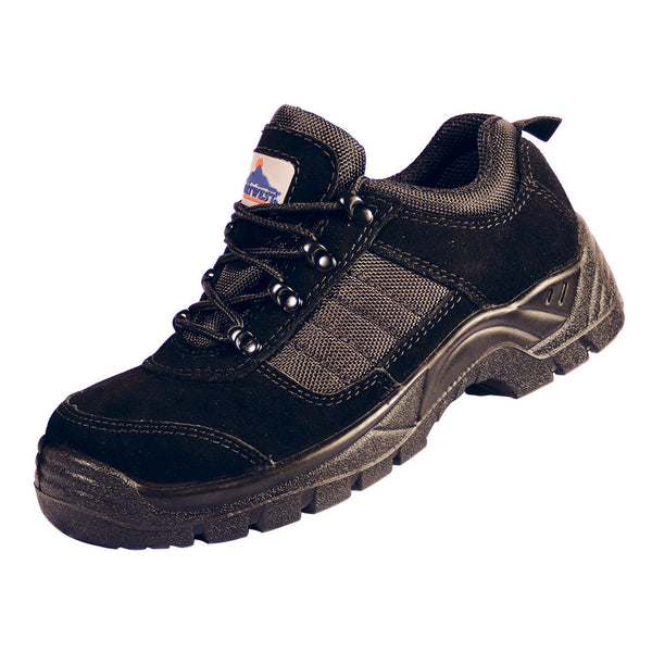 UNISEX SAFETY FOOTWEAR, Trainer - Black, Size 8, Pair